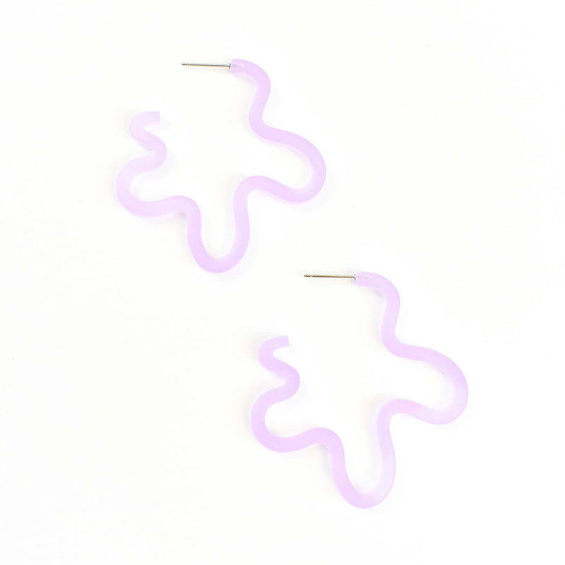 DOODLE 3 HOOP EARRINGS