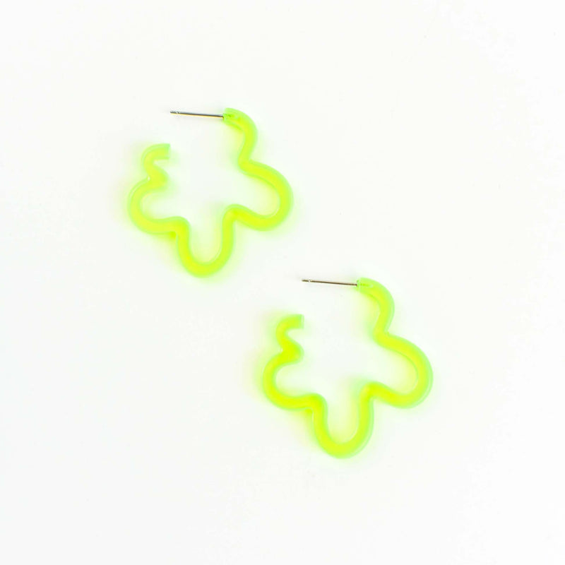DOODLE 3 HOOP EARRINGS