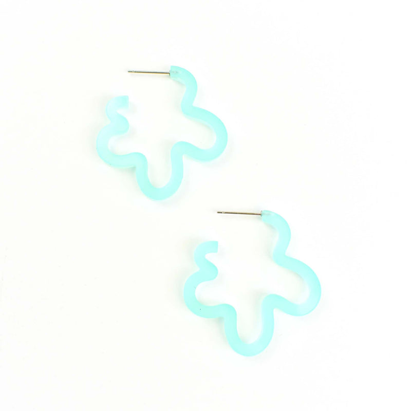 DOODLE 3 HOOP EARRINGS