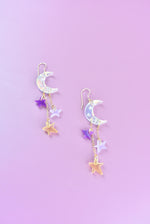 MOODY MOON DANGLES STATEMENT EARRINGS