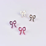 BOW STUD EARRINGS