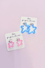 STAR HOOP EARRINGS