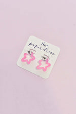 STAR HOOP EARRINGS