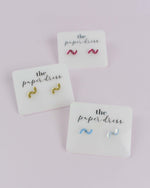 WAVY BAR STUDS