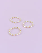 freshwater rice pearl gold filled ring
