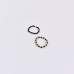 BLACK AGATE RING