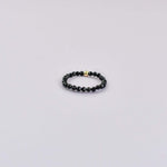 BLACK AGATE RING