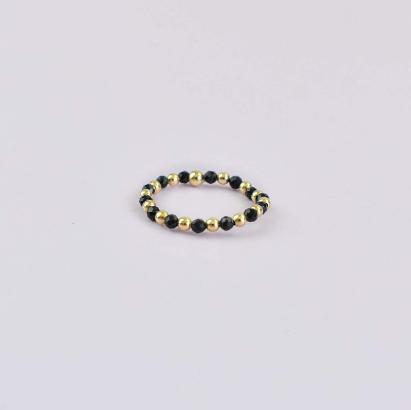 BLACK AGATE RING