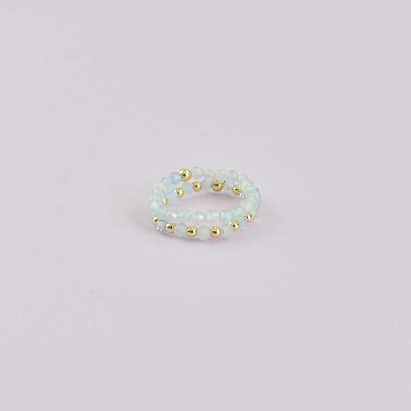 AQUAMARINE GEMSTONE RING