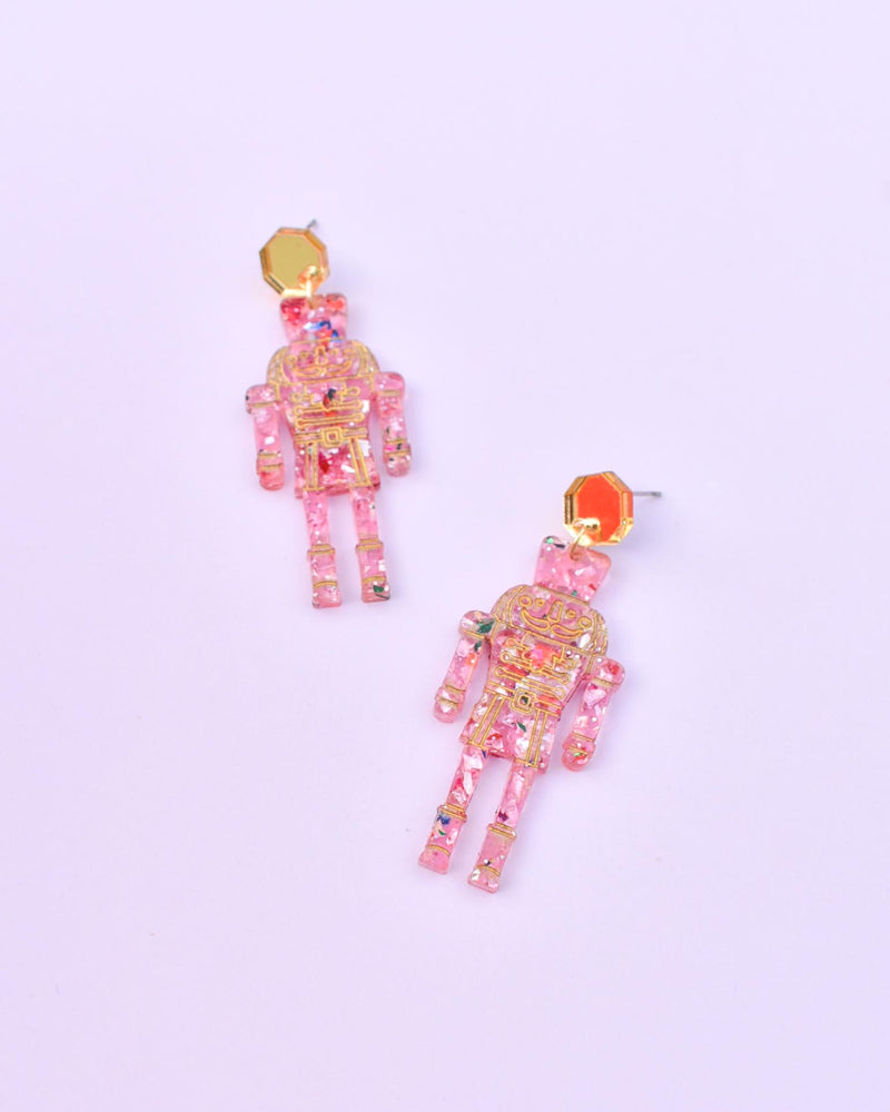 NUTCRACKER DANGLE EARRINGS