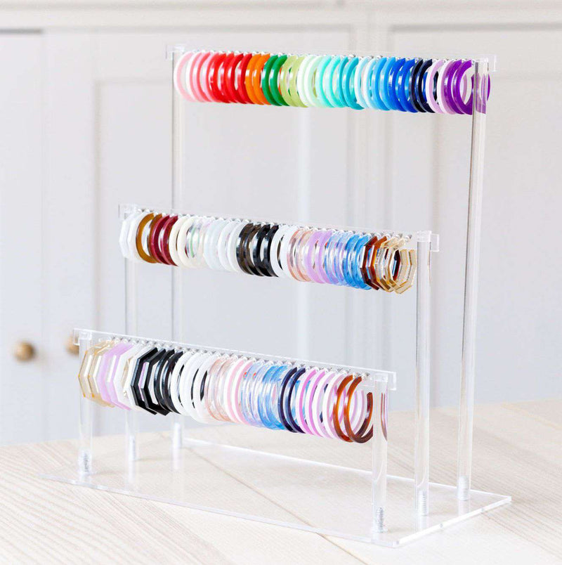 colorful light weight hoop earrings