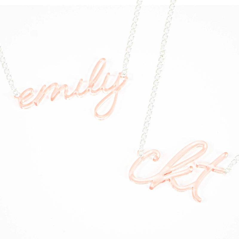 custom word necklace | personalized gift