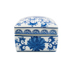 blue and white coffee table box