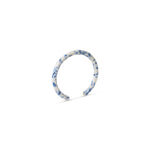 blue and white chinoiserie cuff bangle